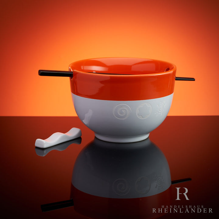 Montblanc Accessories Naruto Ramen Bowl Schüssel Set mit Stäbchen und Ablage