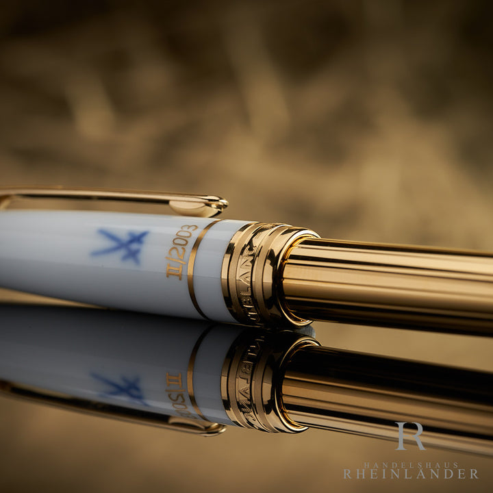 Montblanc Annual Limited Edition 2003 Venetian Carnival Meissen Fountain Pen ID 7412