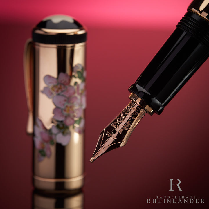 Montblanc Artisan Boheme Sakura Precious Limited Edition 88 Fountain Pen ID 8119