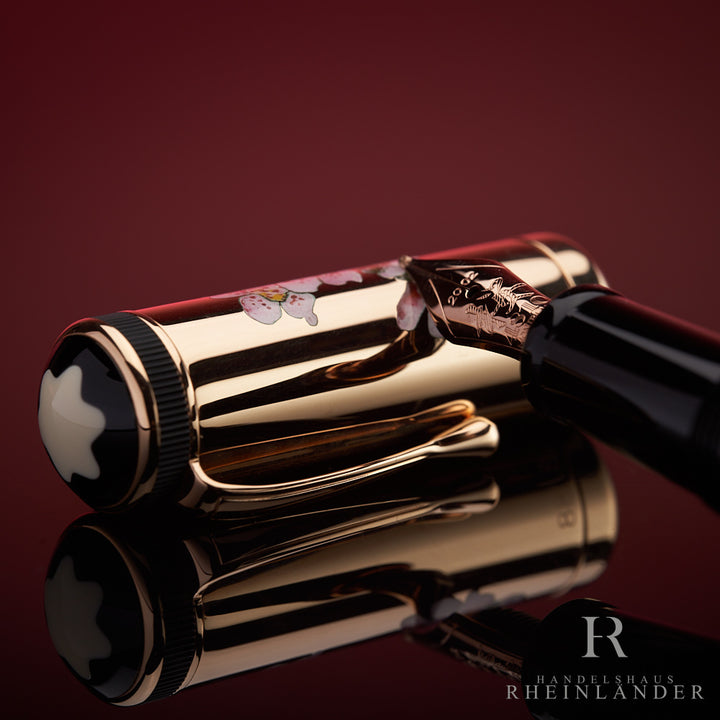 Montblanc Artisan Boheme Sakura Precious Limited Edition 88 Fountain Pen ID 8119