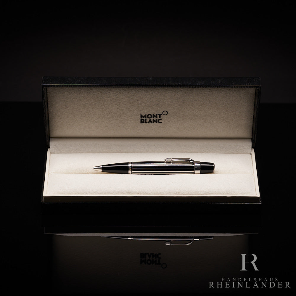 Montblanc Boheme Crystal Platinum Plated Line Kugelschreiber Ballpoint ID 07517