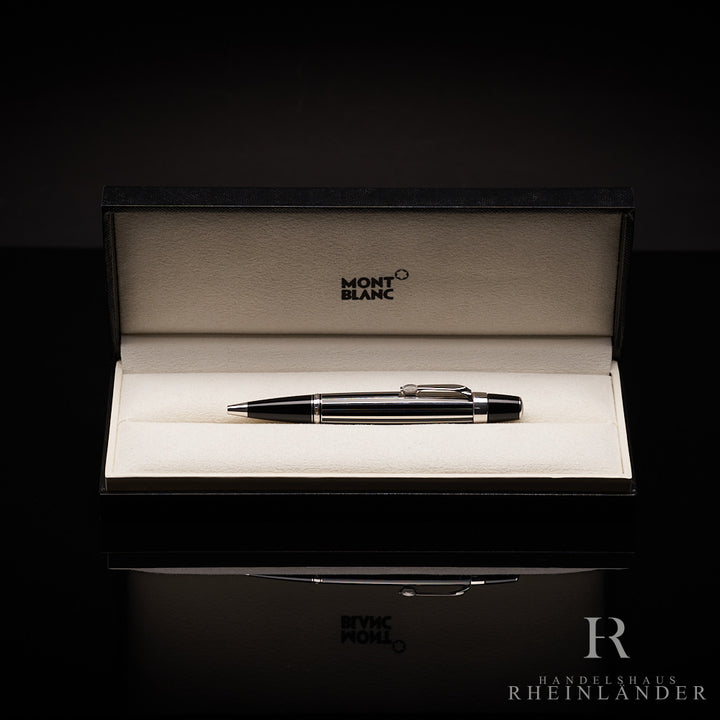 Montblanc Boheme Crystal Platinum Plated Line Kugelschreiber Ballpoint ID 07517