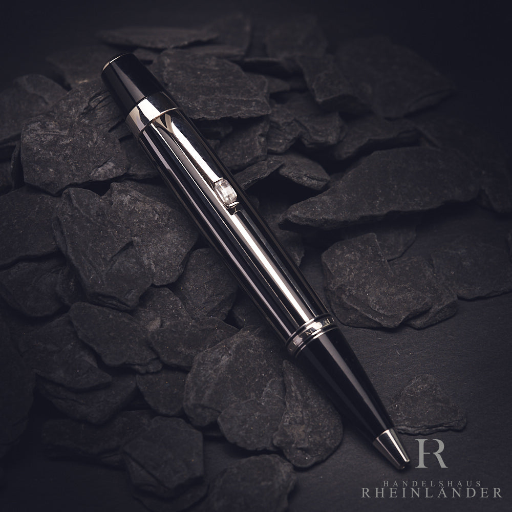 Bolígrafo Montblanc Boheme Crystal con revestimiento de platino