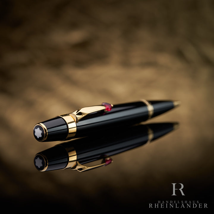 Montblanc Boheme Je T´aime Black Resin Ballpoint Pen ID 25471 OVP