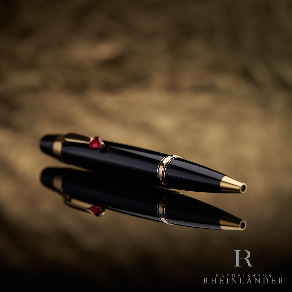 Montblanc Boheme Je T´aime Black Resin Ballpoint Pen ID 25471 OVP