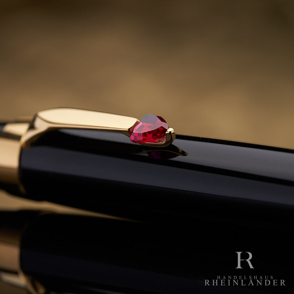 Montblanc Boheme Je T´aime Black Resin Ballpoint Pen ID 25471 OVP