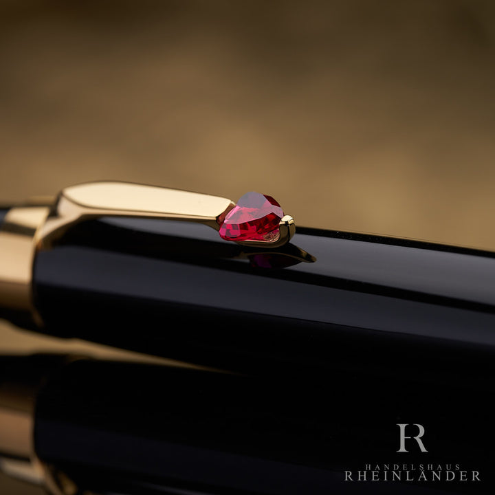 Montblanc Boheme Je T´aime Black Resin Ballpoint Pen ID 25471 OVP