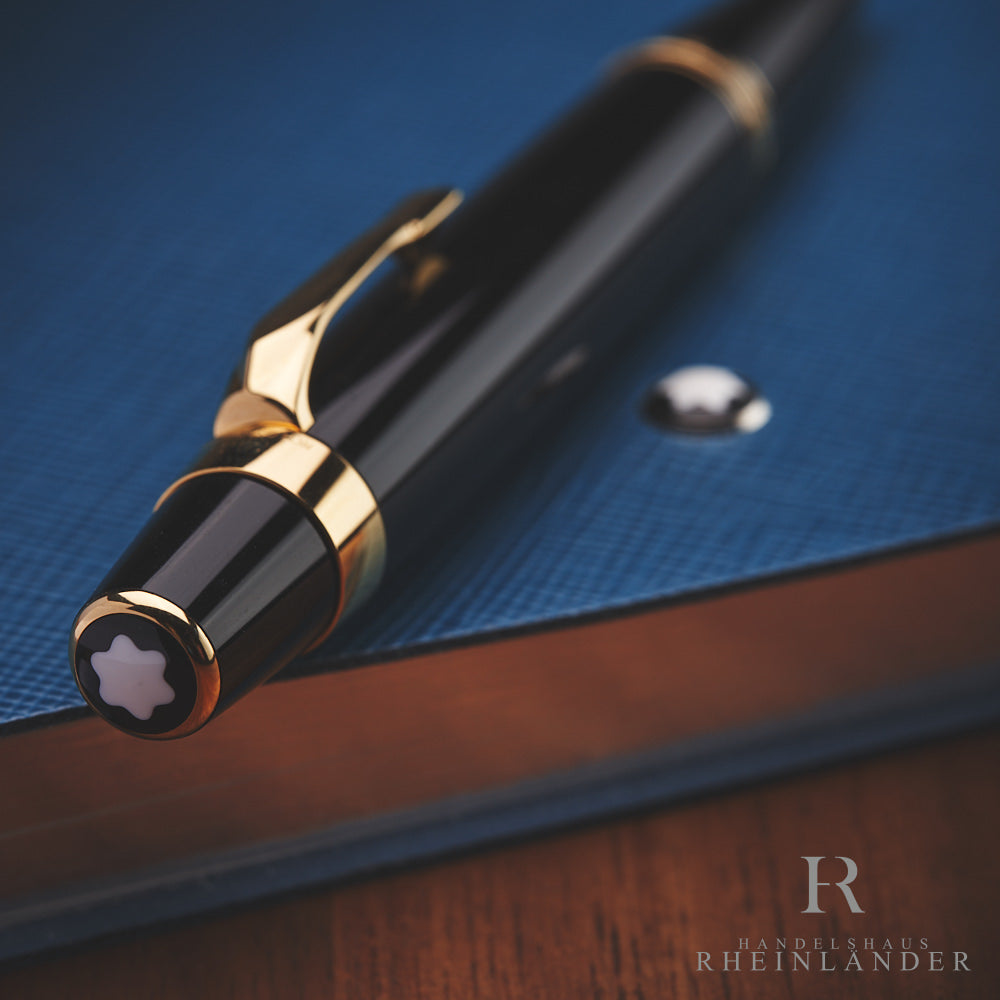 Montblanc Boheme Gold Line Resin No Gem Ballpoint Pen 25220 