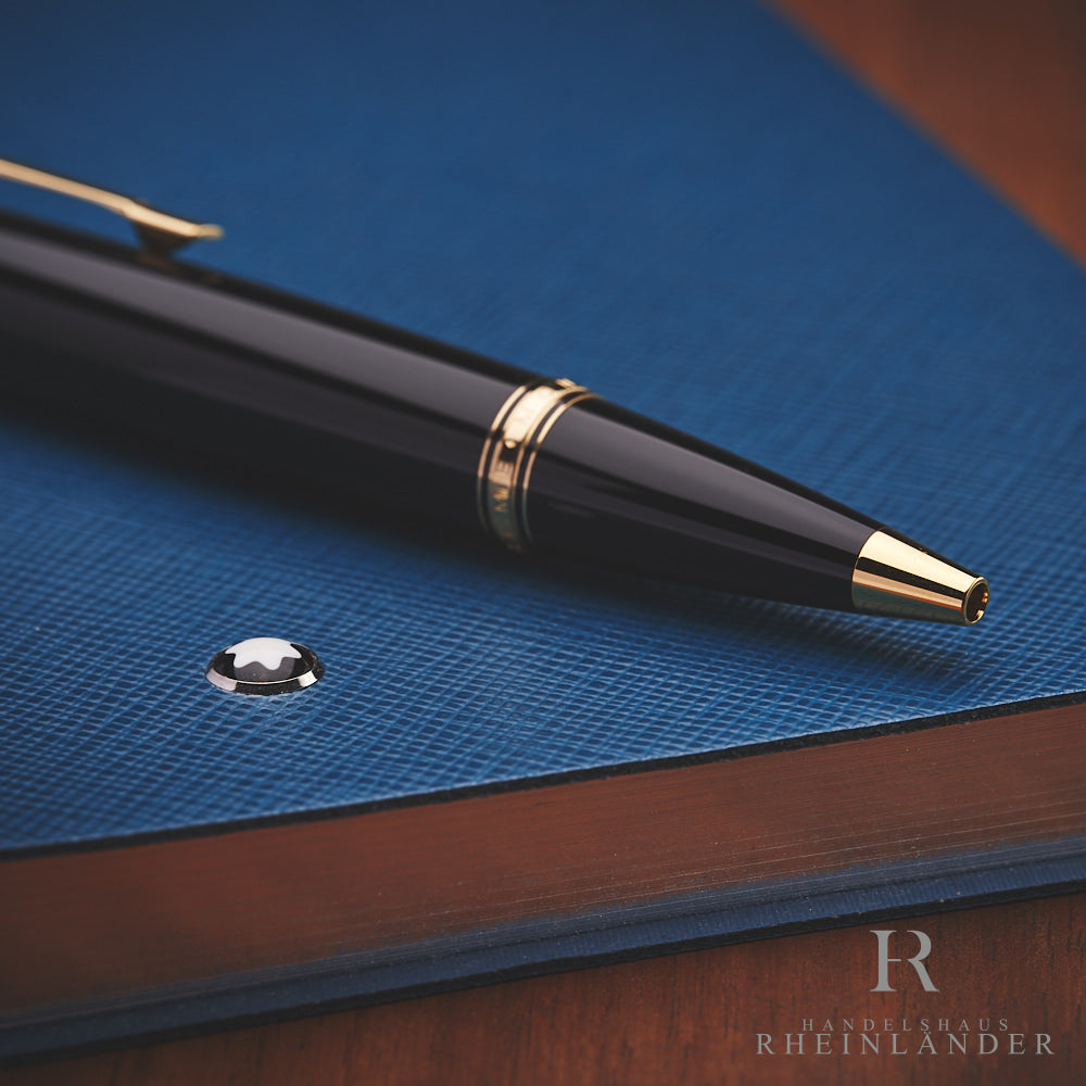 Montblanc Boheme Gold Line Resin No Gem Ballpoint Pen 25220 