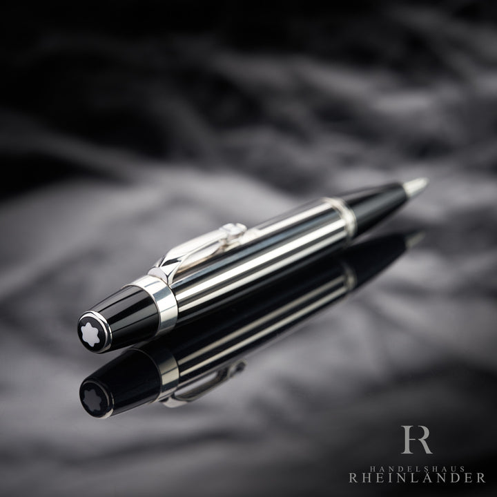 Montblanc Boheme Crystal Sterling Silver Stripes Mechanical Pencil ID 7521 OVP
