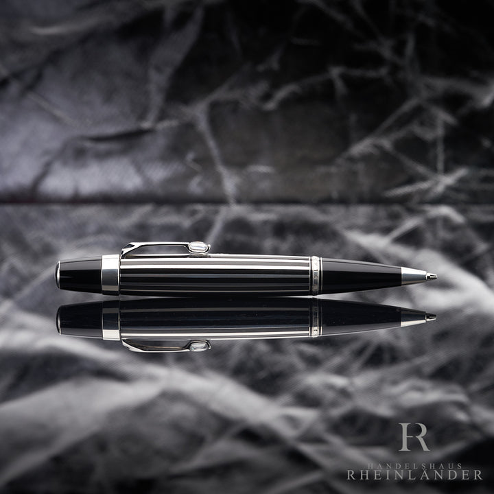 Montblanc Boheme Crystal Sterling Silver Stripes Mechanical Pencil ID 7521 OVP
