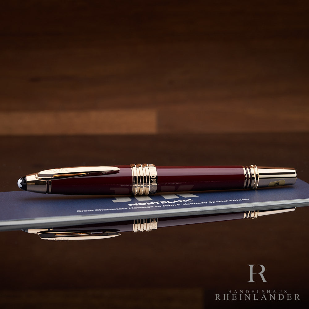 Montblanc Great Characters John F Kennedy Füller Burgundy ID 132124-118051