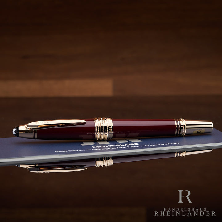 Montblanc Great Characters John F Kennedy Füller Burgundy ID 132124-118051