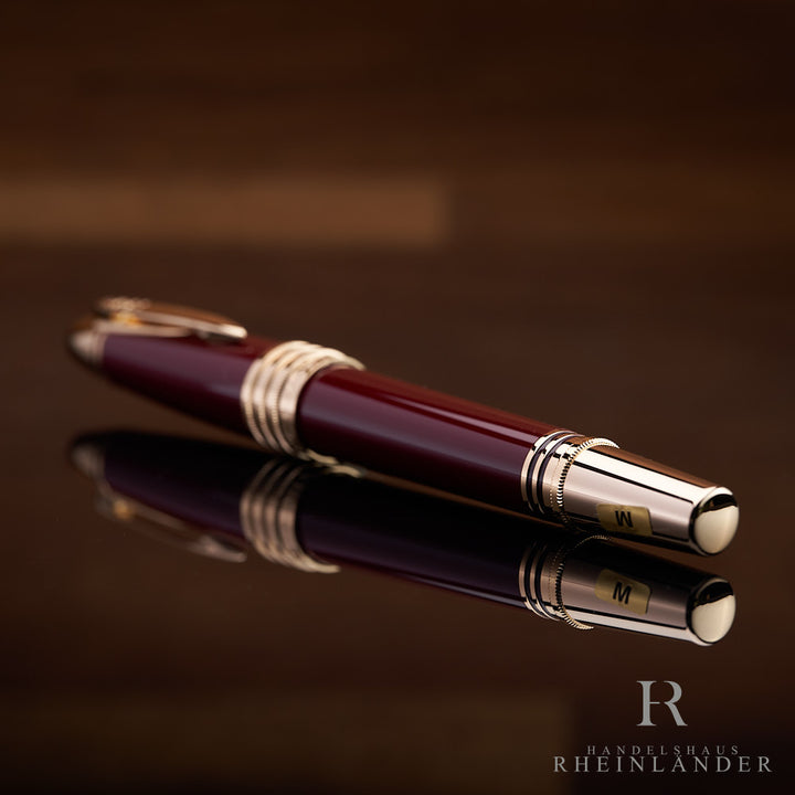 Montblanc Great Characters John F Kennedy Füller Burgundy ID 132124-118051