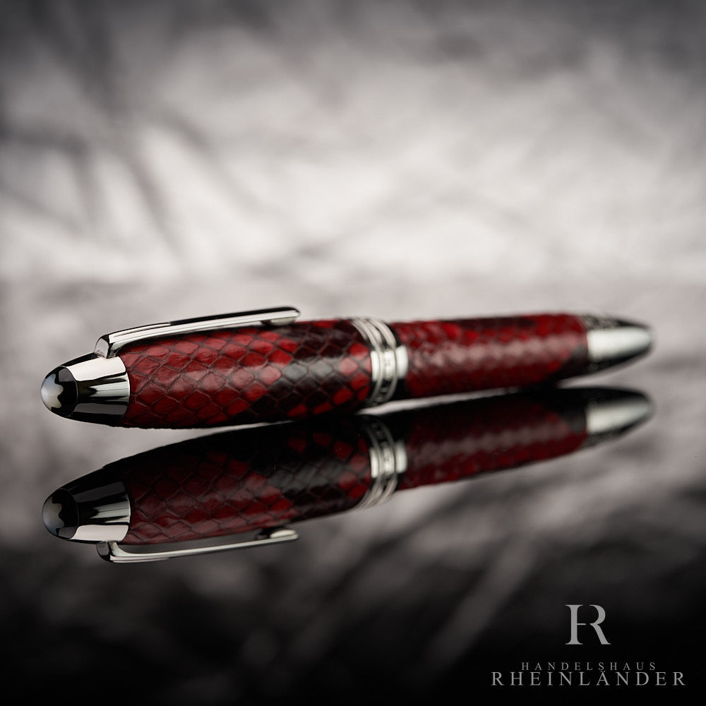 Montblanc Meisterstück Great Masters Python Leather Fountain Pen ID 119695