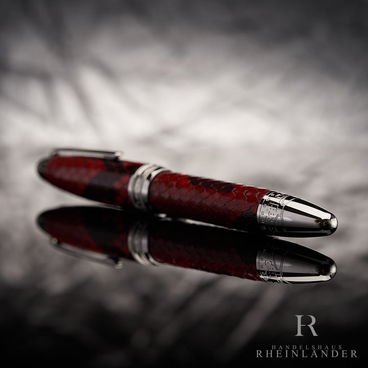 Montblanc Meisterstück Great Masters Python Leather Fountain Pen ID 119695