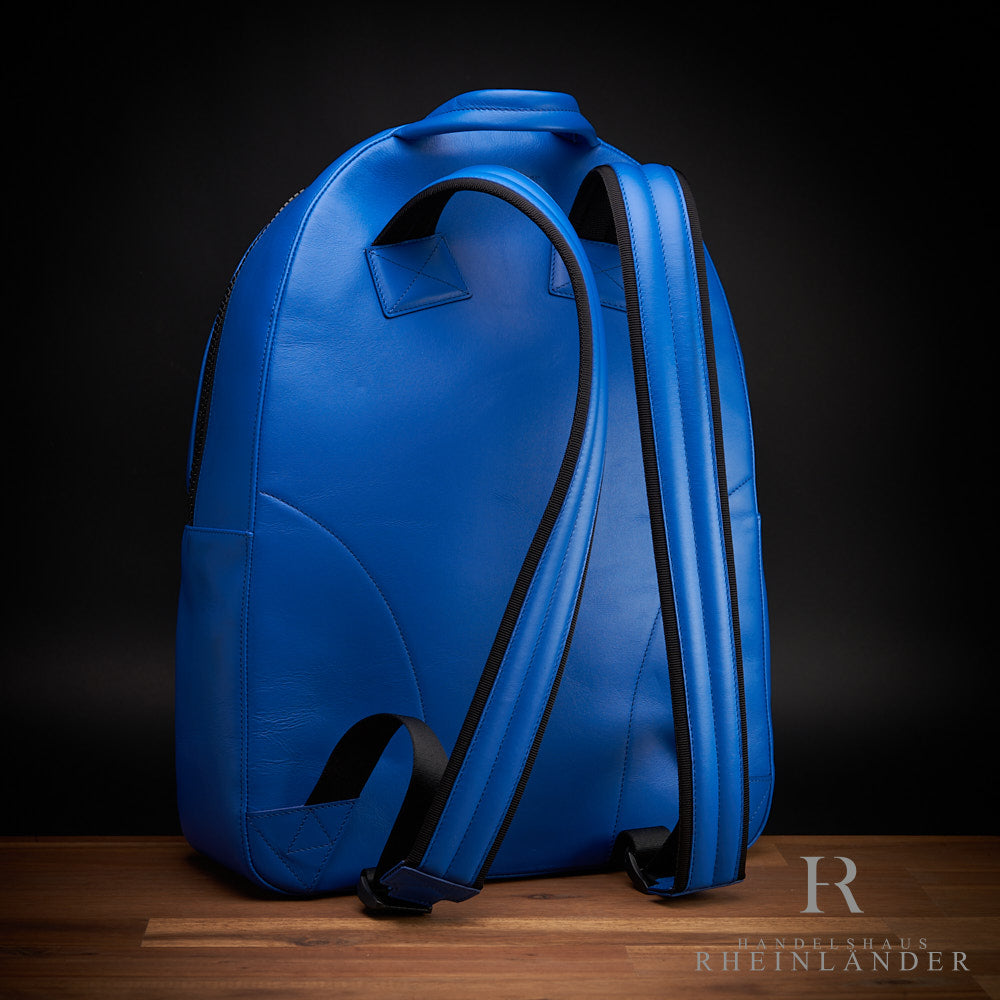 blue leather backpack mens Montblanc for BMW Backpack Set – Handelshaus Rheinländer