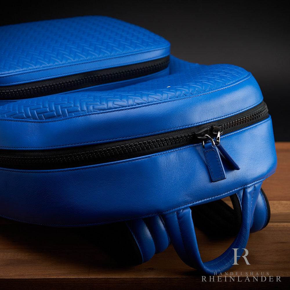 bmw leather backpack Montblanc Leather Goods for BMW Backpack Travel Set Blue ID 10016554