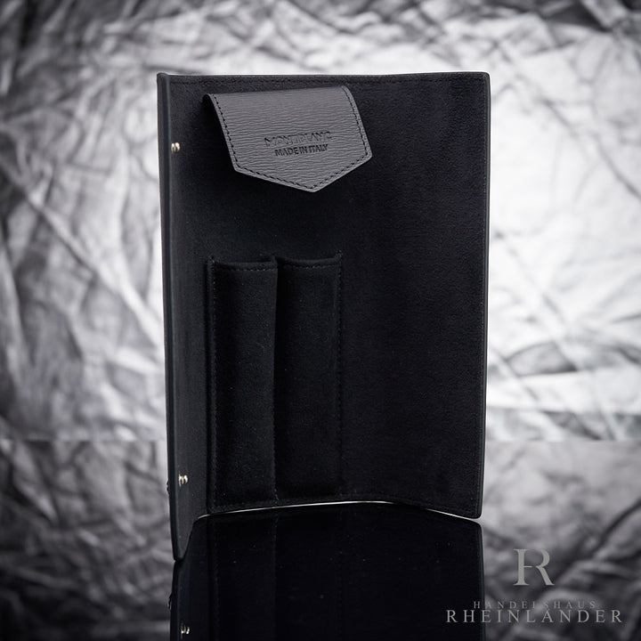 Montblanc Leather Goods Meisterstück 4810 Double Pen Pouch Button Black 129259