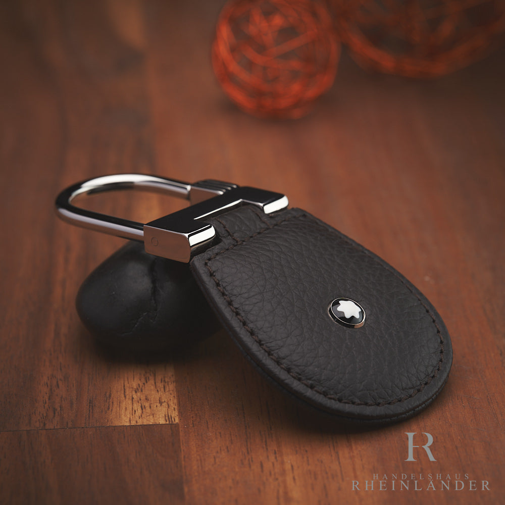 Montblanc Meisterstück Soft Grain Key Fob Drop Brown Schlüsselanhänger ID 114476