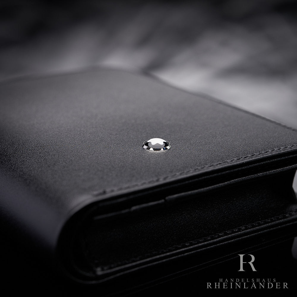 Montblanc Leather Goods Meisterstück Business Card Holder Schwarz 126225 ID