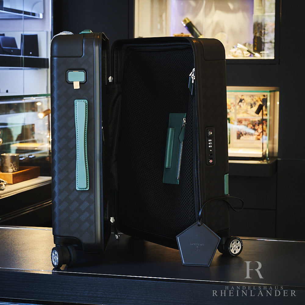 Montblanc MY4810 Cabin Trolley Zinedine Zidane Black Green Handgepäck ID 199212