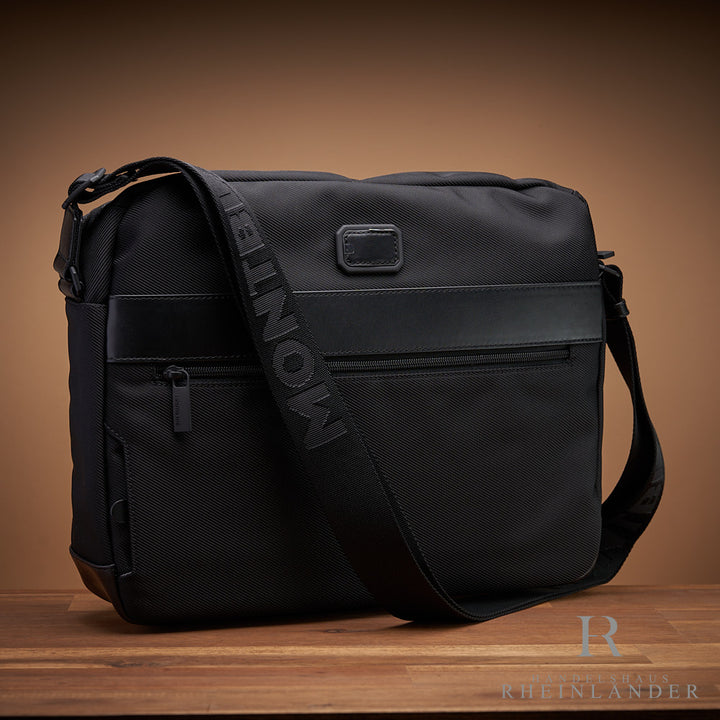 Montblanc Leather Goods Nightflight Zip Top Messenger Detachable Pocket 118250