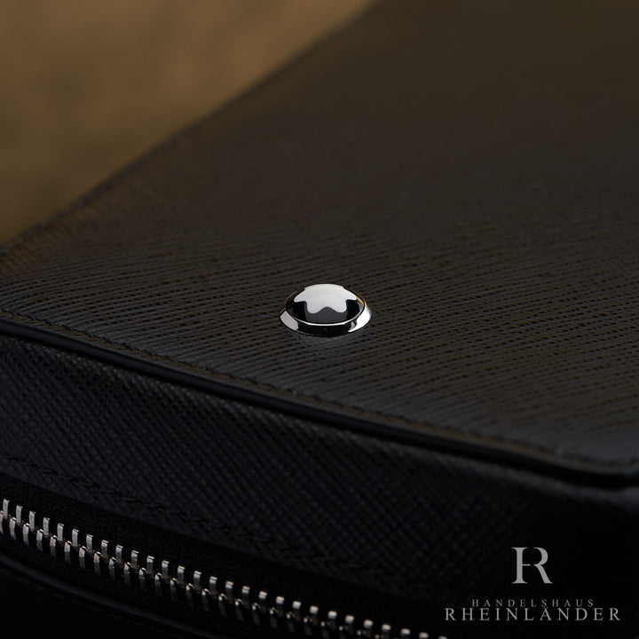 Montblanc Leather Goods Sartorial 8 Pen Poch Zipper Leather Black 220374