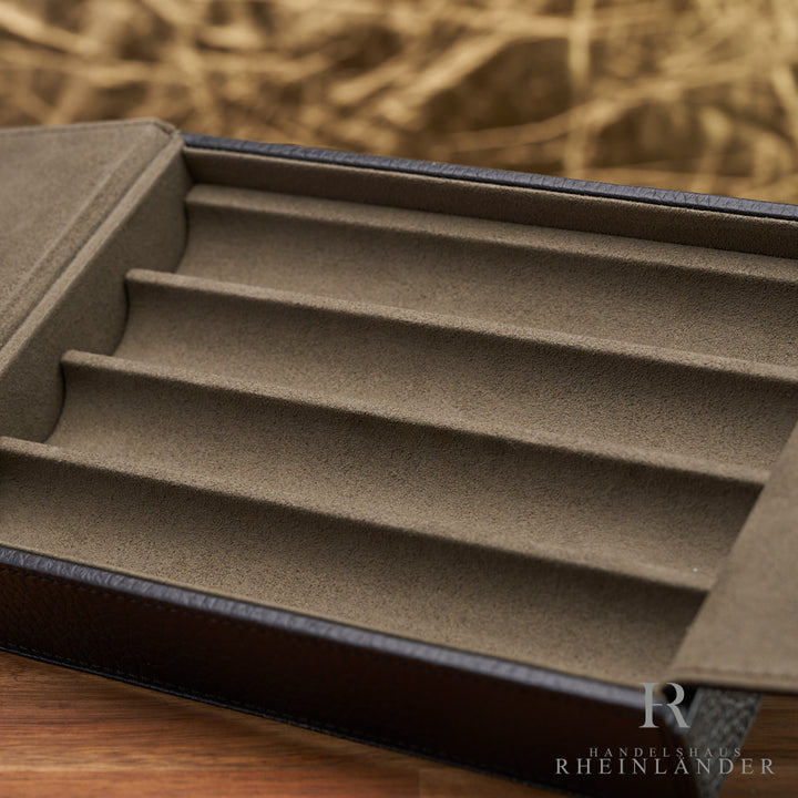 Montblanc Leather Goods Travel Box Black für 4 Schreibgeräte ID 137162