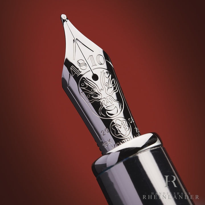 Montblanc Artisan Bejing Opera Masks Limited Edition 88 Fountain Pen ID 103125