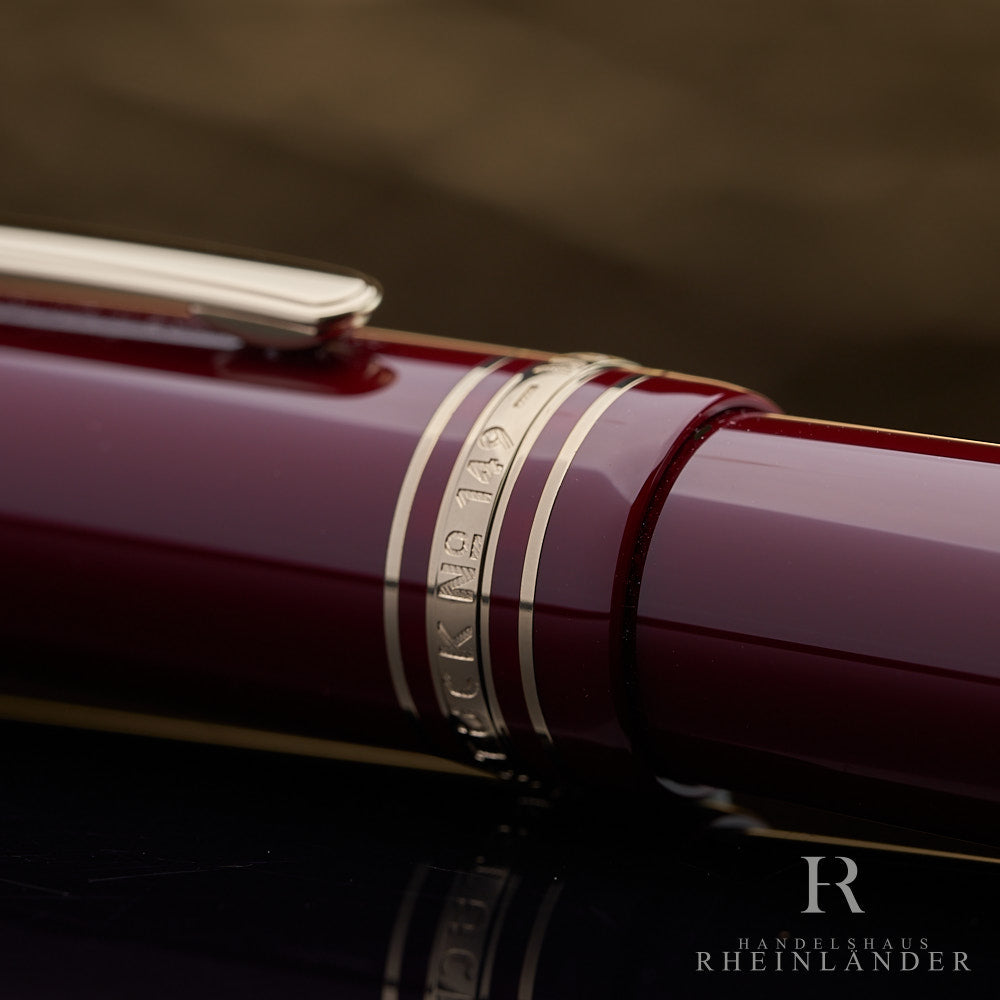 Montblanc Meisterstück No 149 Zigarre Burgundy Red Füllfederhalter ID 136758