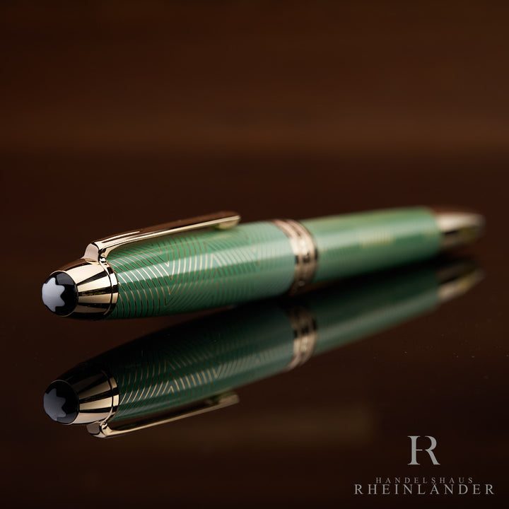 Montblanc Calligraphy Celadon Degrade Curved Nib Füllfederhalter 129302