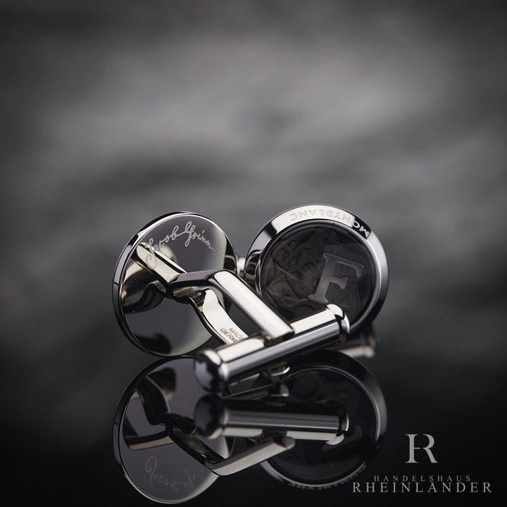 Montblanc Mens Accessories Cufflinks Grimm Brothers Stainless Steel ID 129497