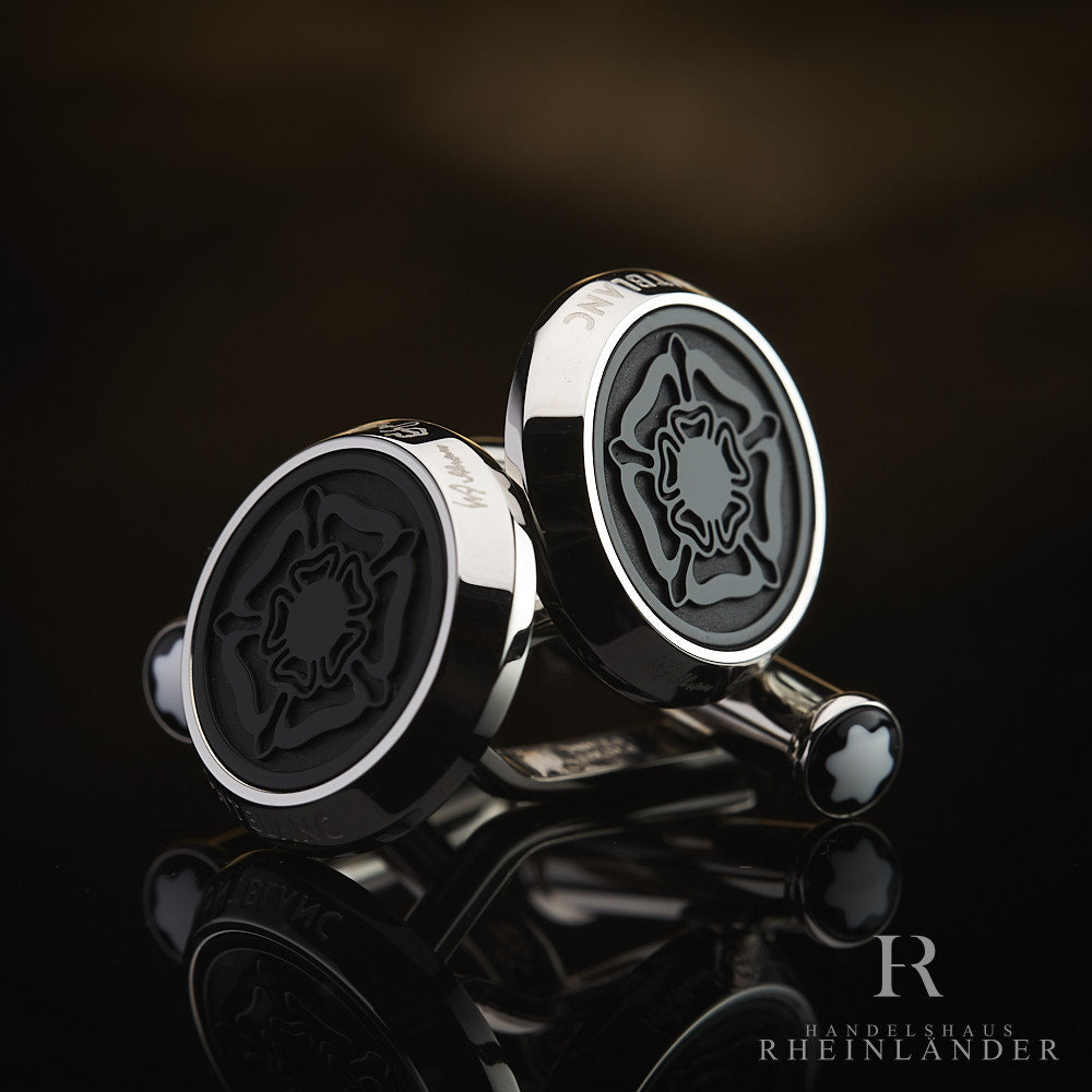 Montblanc Mens Accessories Cufflinks Stainless Steel William Shakespeare 114765