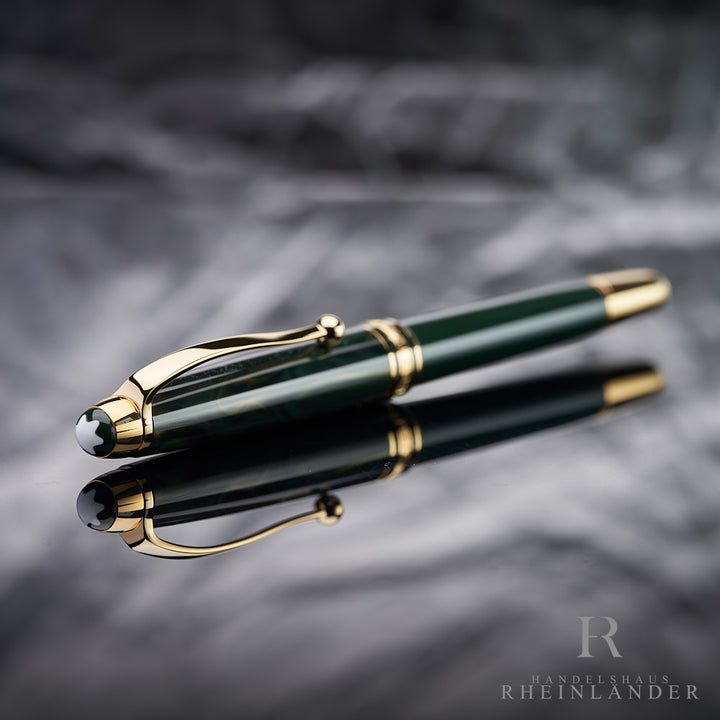 Montblanc The Origin Collection Classique Rollerball Green Resin ID 131343