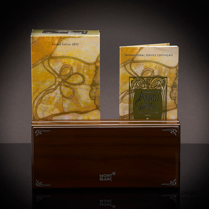 Montblanc Patron of Art Edición 4810 de 2002 Pluma estilográfica Andrew Carnegie ID 7275