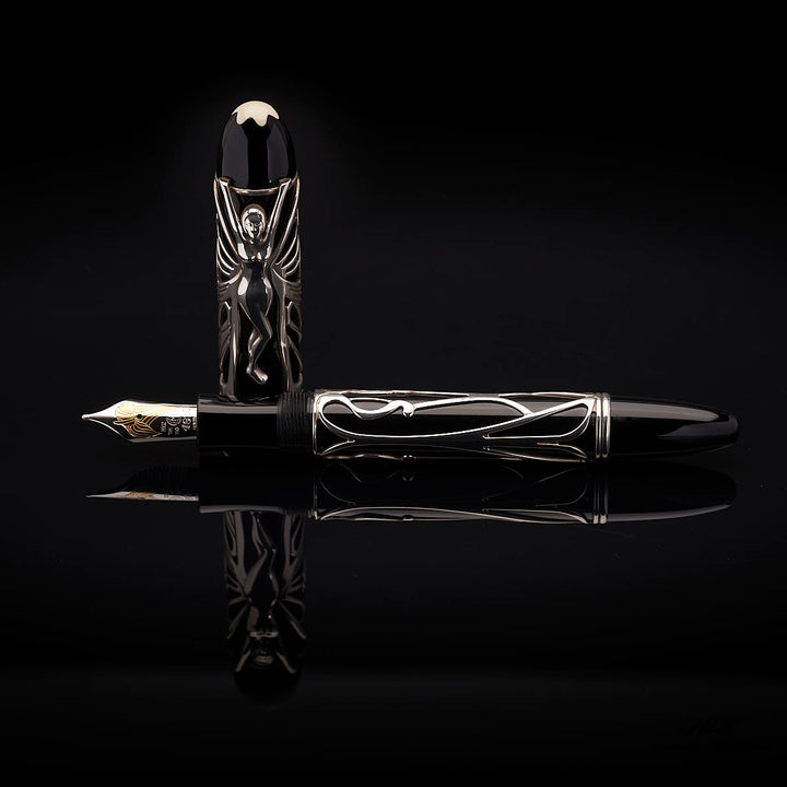 Montblanc Patron of Art Edición 4810 de 2002 Pluma estilográfica Andrew Carnegie ID 7275