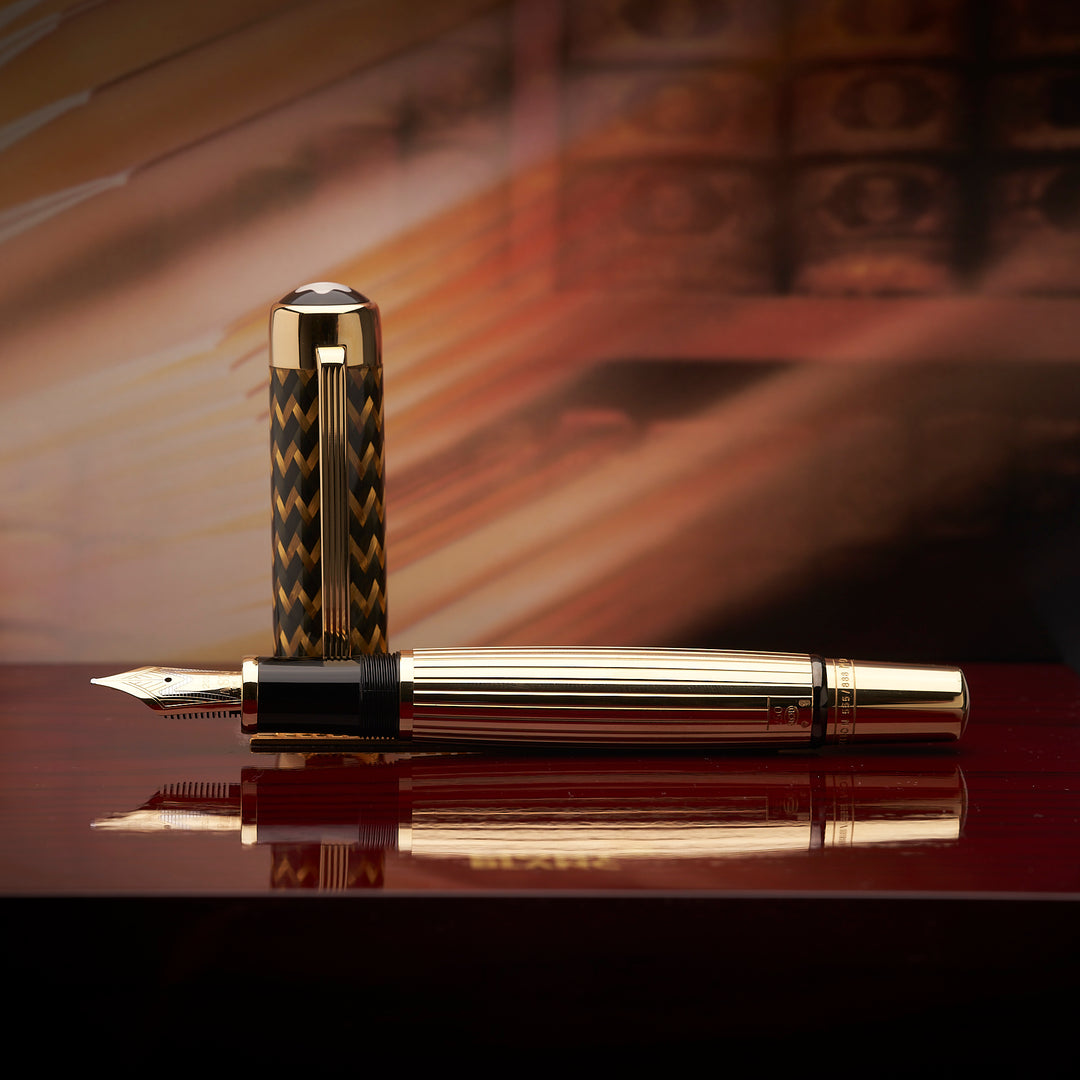 Montblanc Patron of Art 888 Edition from 2004 J P Morgan Fountain Pen 9963 NIB