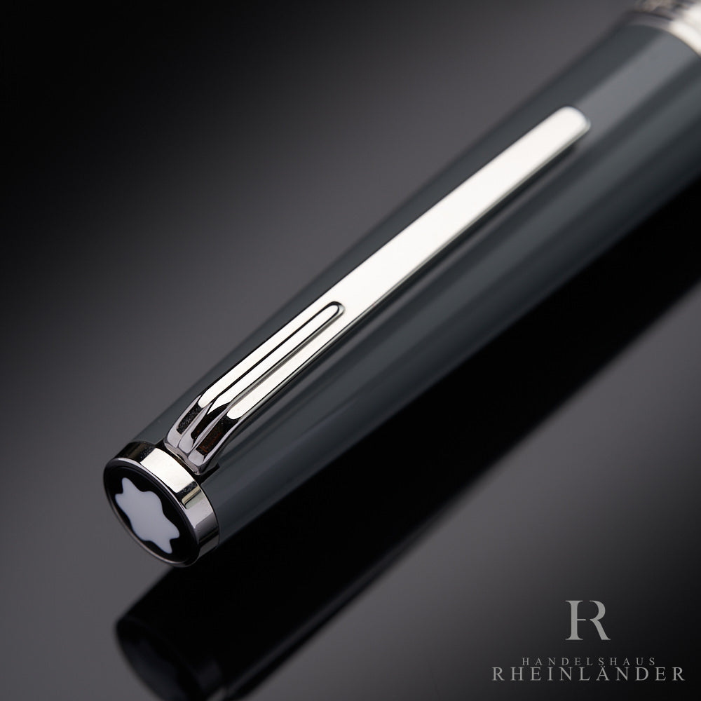 Montblanc Pix Collection Gray Platinum Line Gray Rollerball Fineliner ID 116577
