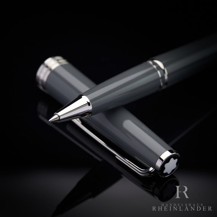 Montblanc Pix Collection Gray Platinum Line Gray Rollerball Fineliner ID 116577