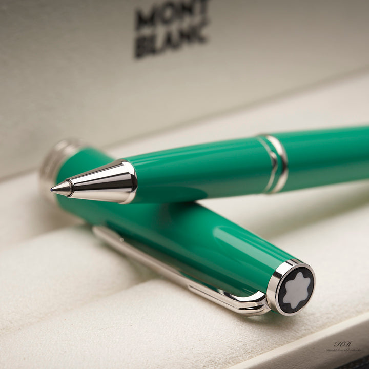 Montblanc PIX Collection Emerald Green Rollerball Fine Liner ID 117660 with original packaging