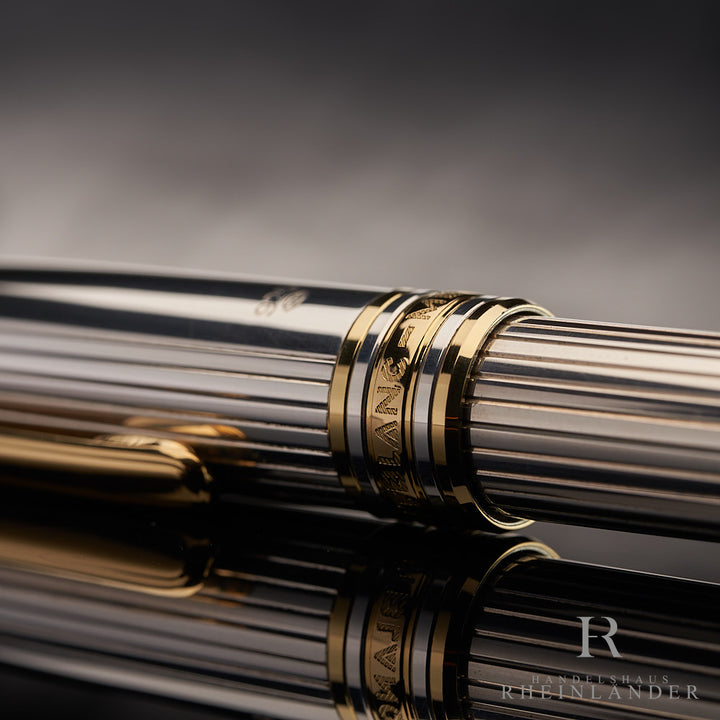 Montblanc Solitaire 925 Sterling Silver Classique Fountain Pen ID 1448 Model 11738