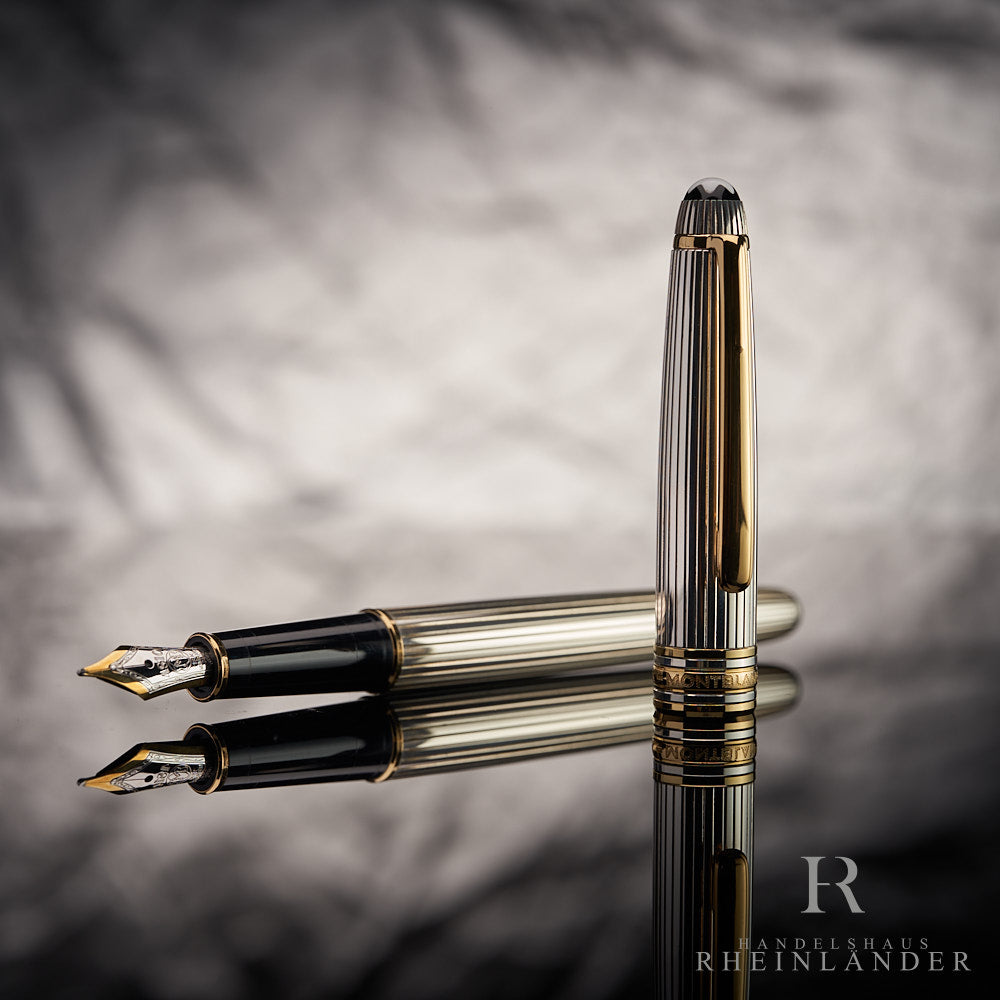 Montblanc Solitaire 925 Sterling Silver Classique Fountain Pen ID 1448 Model 11738