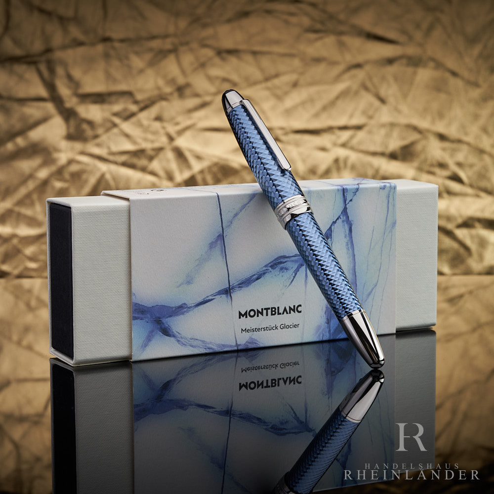 Montblanc Meisterstück Solitaire Doué Glacier No 145 Fountain Pen ID 129403 OVP 