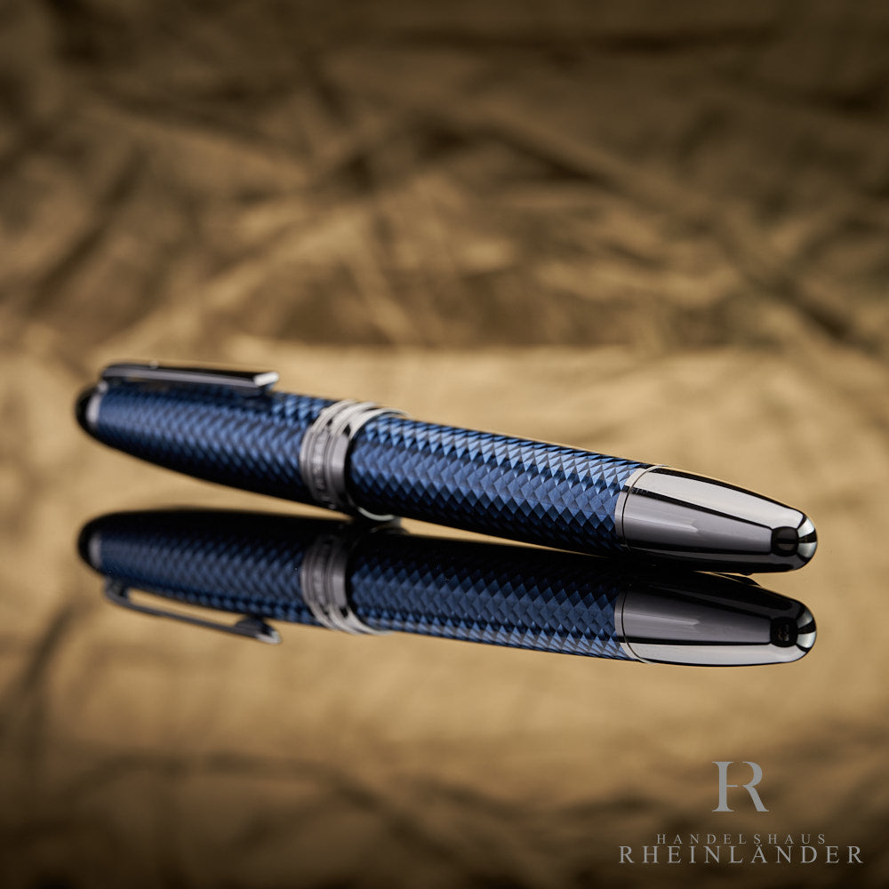 Montblanc Meisterstück Solitaire Doué Glacier No 145 Fountain Pen ID 129403 OVP 