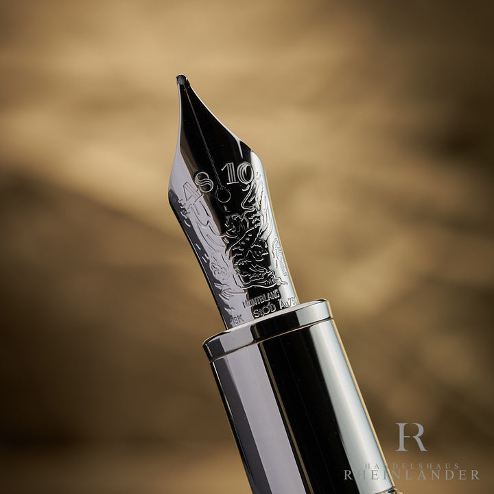 Montblanc Meisterstück Solitaire Doué Glacier No 145 Fountain Pen ID 129403 OVP 