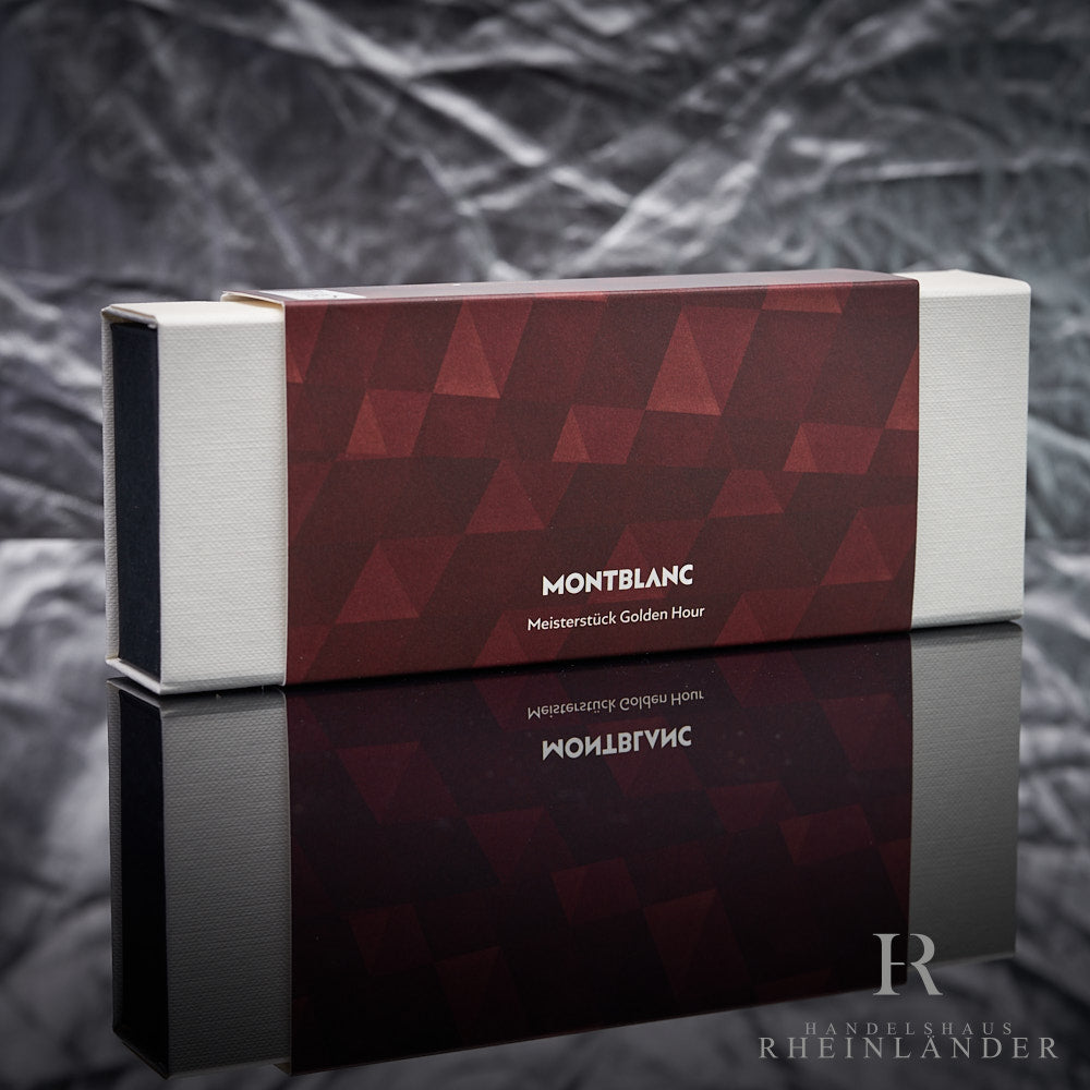 Originalverpackung des Montblanc Golden Hour Solitaire Kugelschreibers von Montblanc