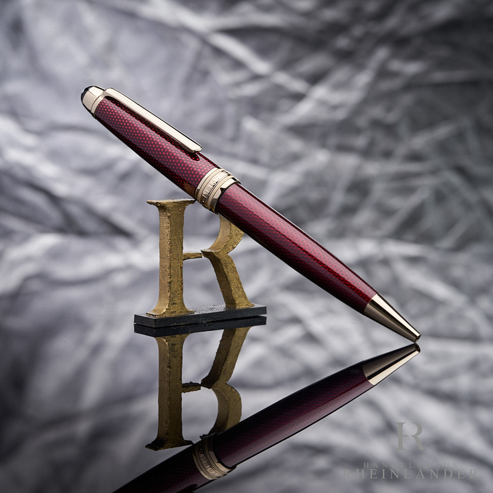 Montblanc Solitaire Golden Hour Kugelschreiber angelehnt an das Handelshaus Rheinländer Logo