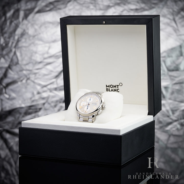 Montblanc Star Legacy 43mm Steel Automatic Chronograph Armbanduhr 126102 ID