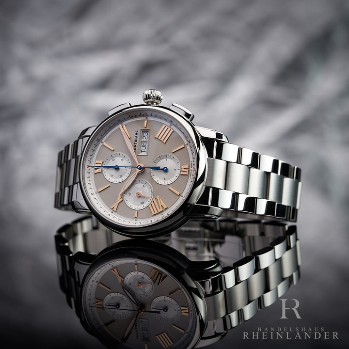 Montblanc Star Legacy 43mm Steel Automatic Chronograph Armbanduhr 126102 ID